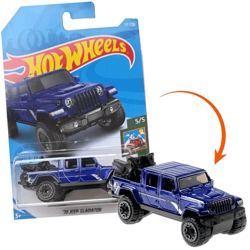 【J21920】The Gladiators Carrinho Hot Wheels 20 Jeep Gladiator Super T-hunt Wp Dirt